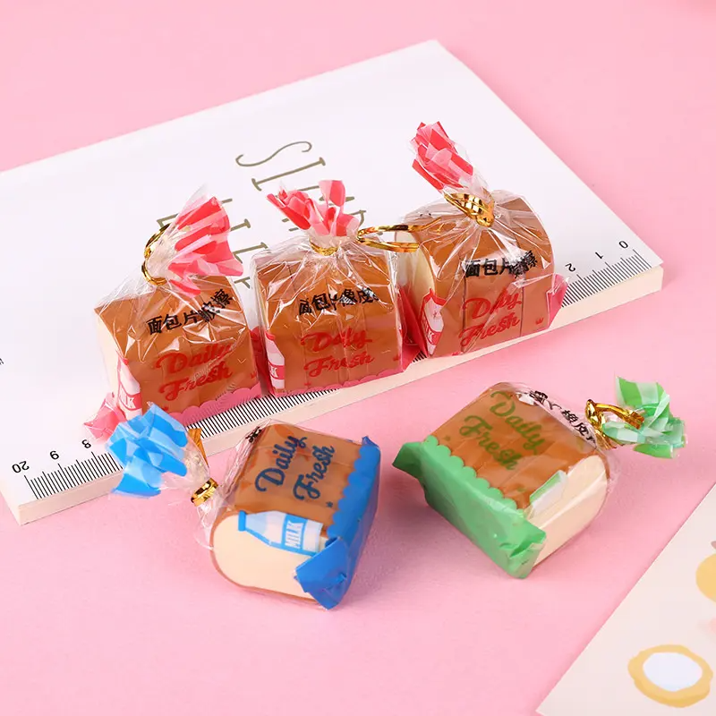 Toast Bread Eraser Pack of 4 Pcs 🍞