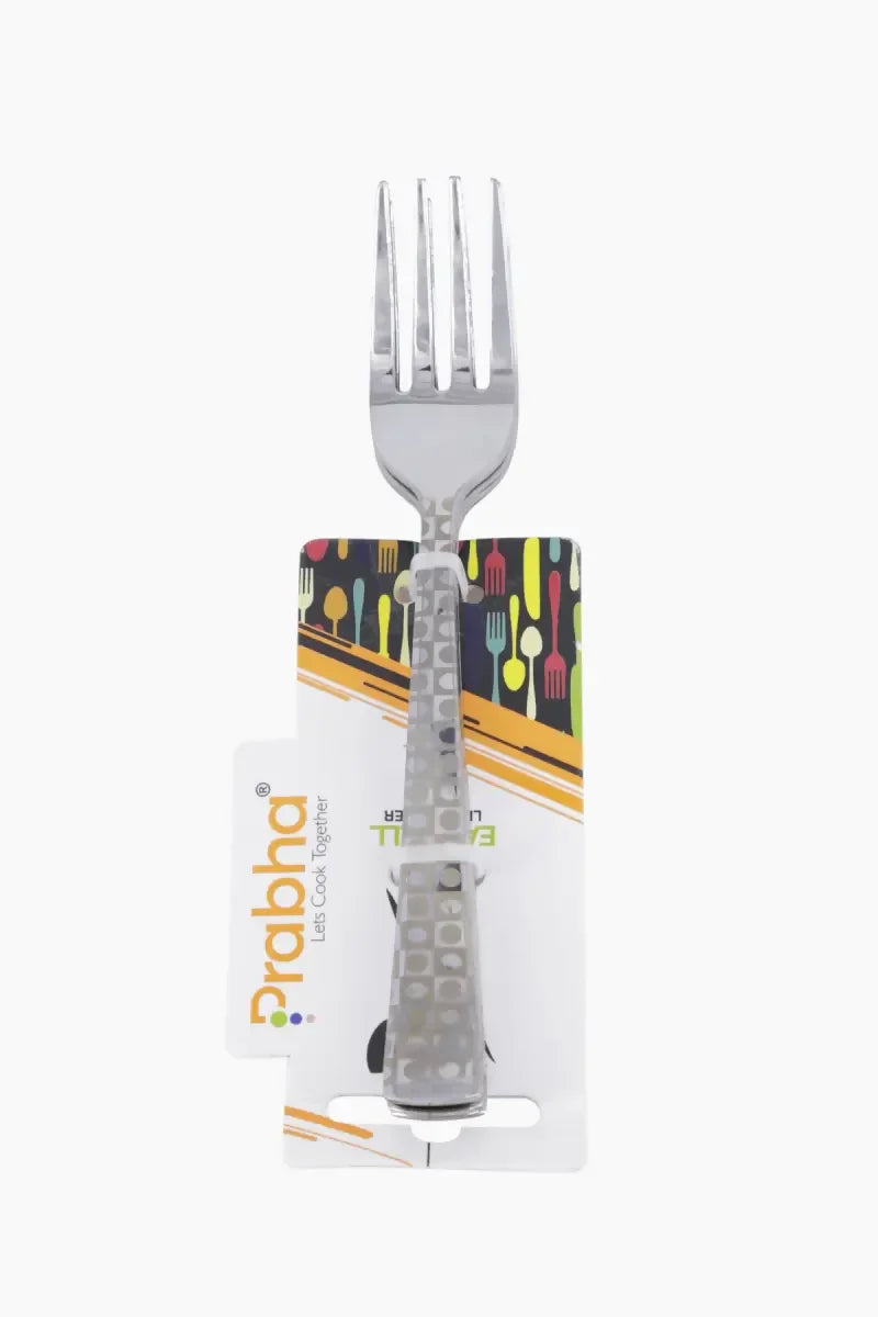 Prabha Stainless Steel Allure Baby Fork Set - 16cm (Set of 6)