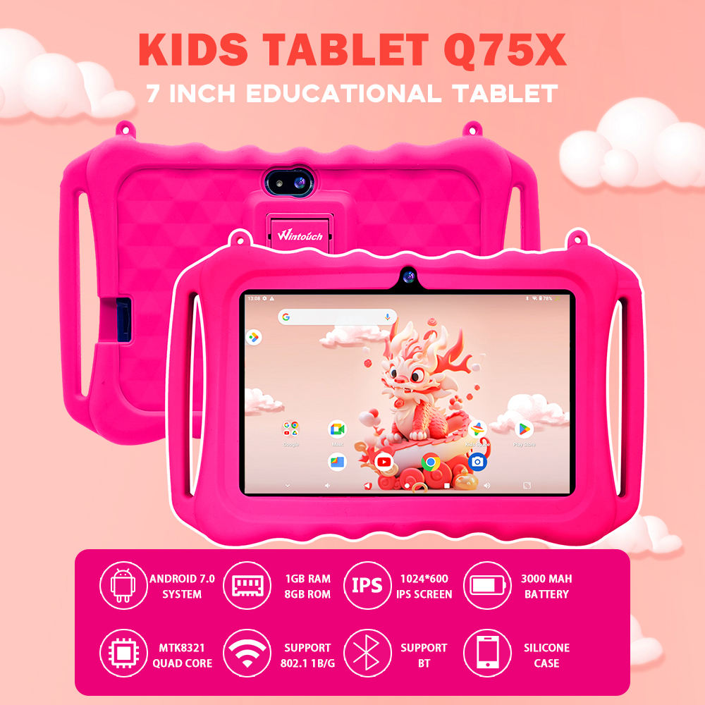 Wintouch Q75X Kids Play & Learn Android Tablet