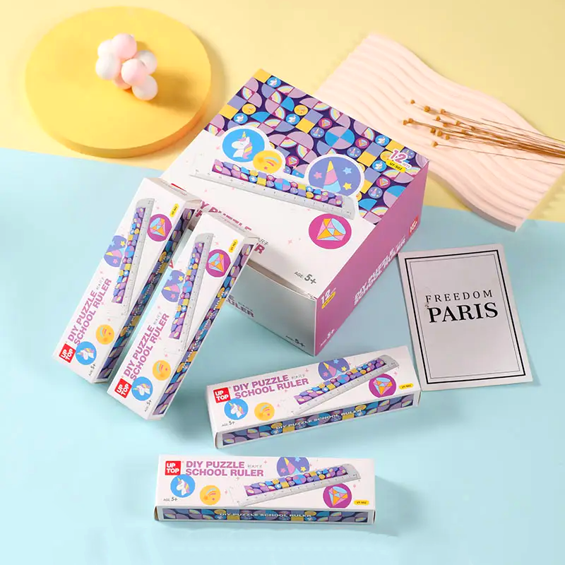 DIY Building Blocks Puzzles Cute Ruler
