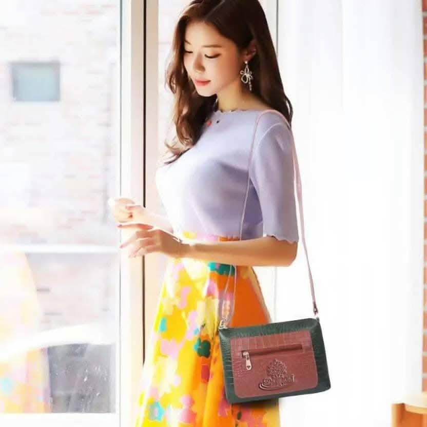 SAGIRON Brown Women Sling Bag