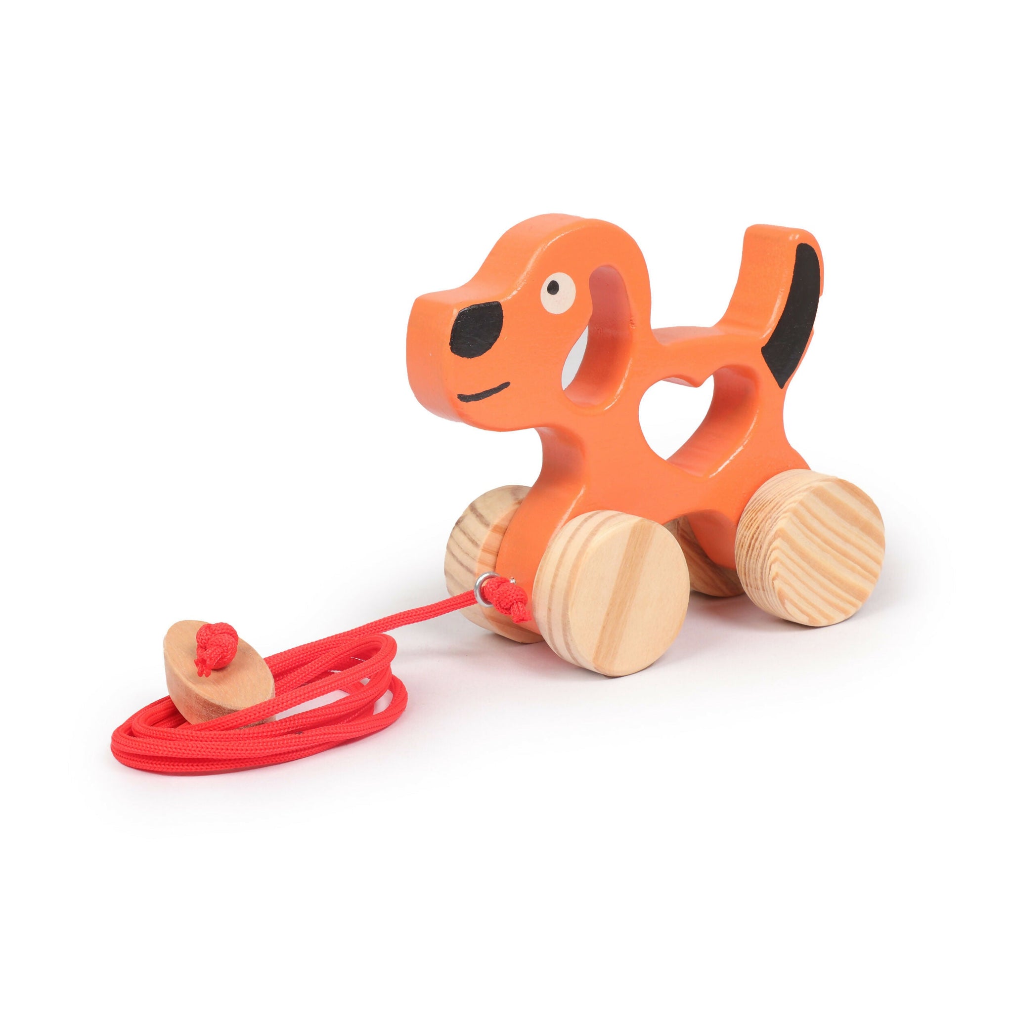 Wooden Jimmy Puppy Push & Pull Toys (1 pcs)