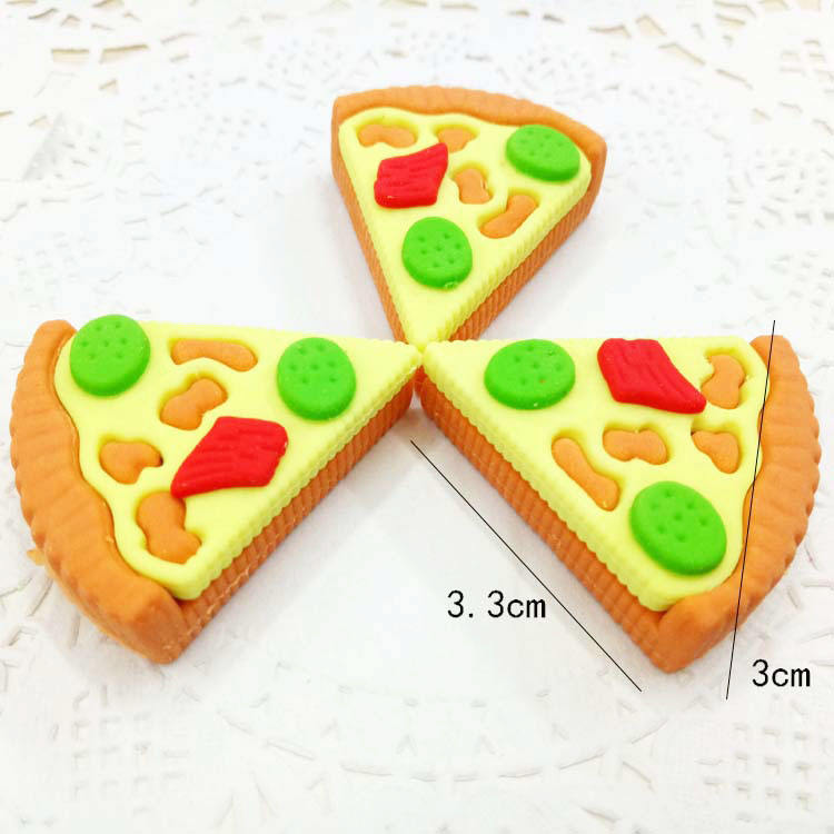 Creative Pizza Eraser (Set of 7 slice)