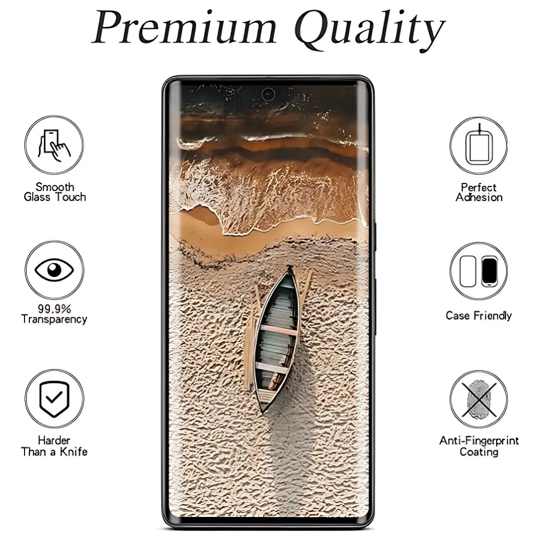 Premium UV Tempered Glass Screen Protector For Vivo T2 Pro