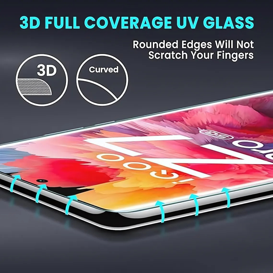 Premium UV Tempered Glass Screen Protector For Oppo Reno 11