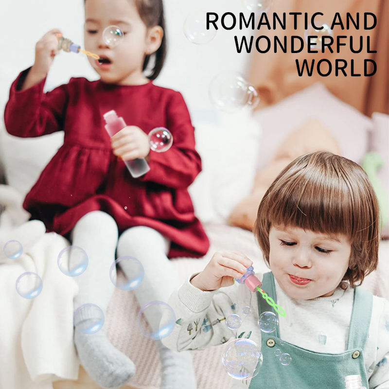 Robot Shape Hand Fan & Bubble Blowing Wand