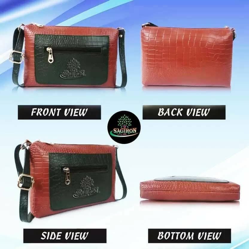 SAGIRON Vegan Leather Casual Travel Crossbody Shoulder Hobo Fancy Slingbag For Women