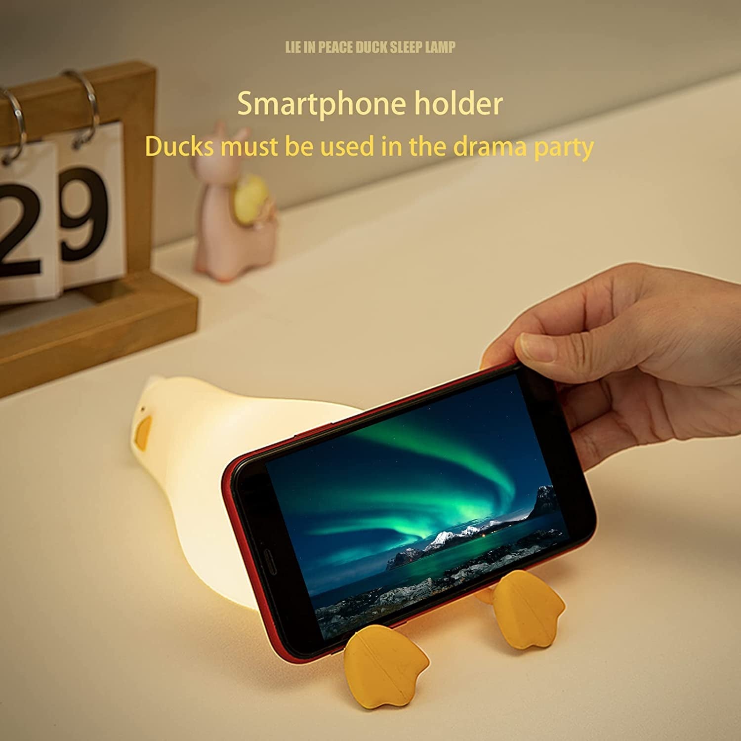 Cute Silicone Duck Night Lamp