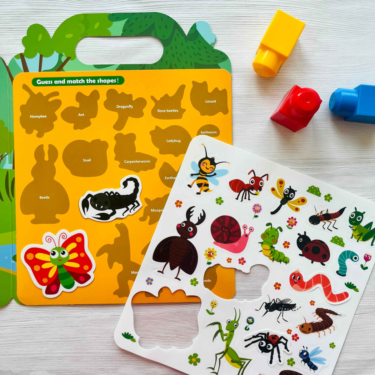 Children's Reusable Sticker Book | Educational Toys