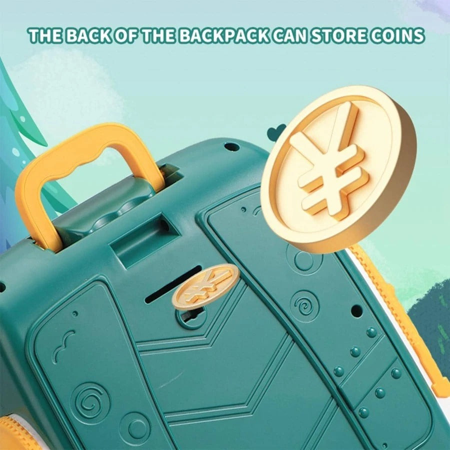 Electric Panda School Bag Piggy Bank/Money Box