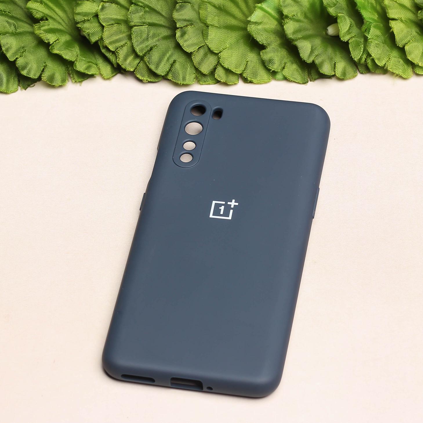 Dark Blue Camera Original Silicone case for Oneplus Nord