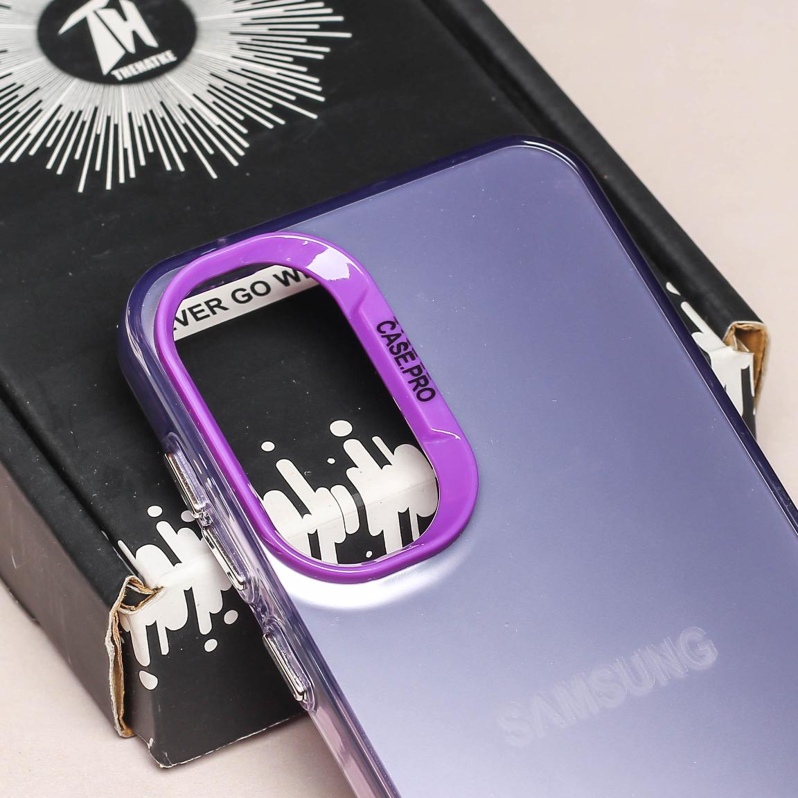 Purple Rgiem Slim Slicone Non-Yellowing Protective Case for Samsung S20 Fe