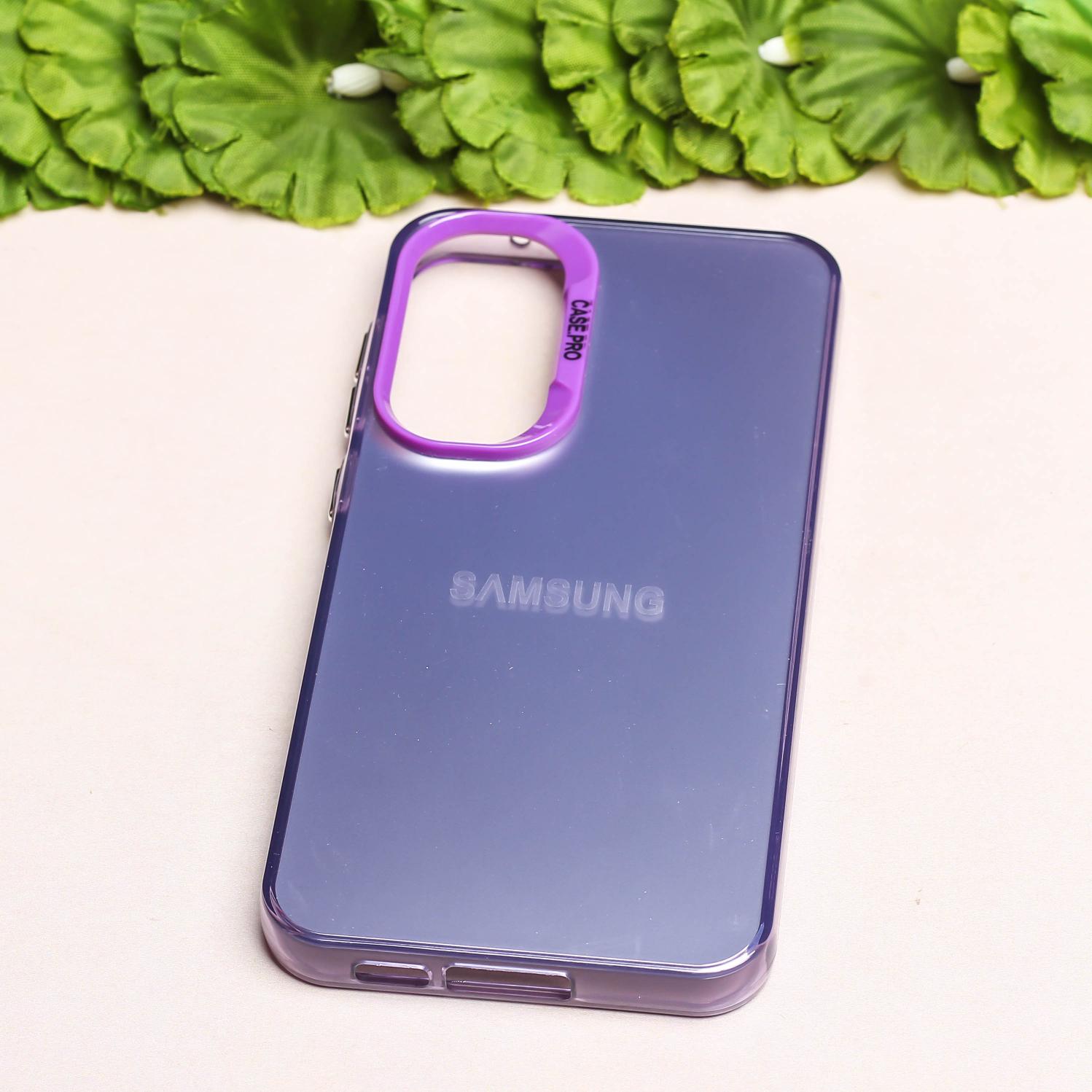 Purple Rgiem Slim Slicone Non-Yellowing Protective Case for Samsung S20 Fe