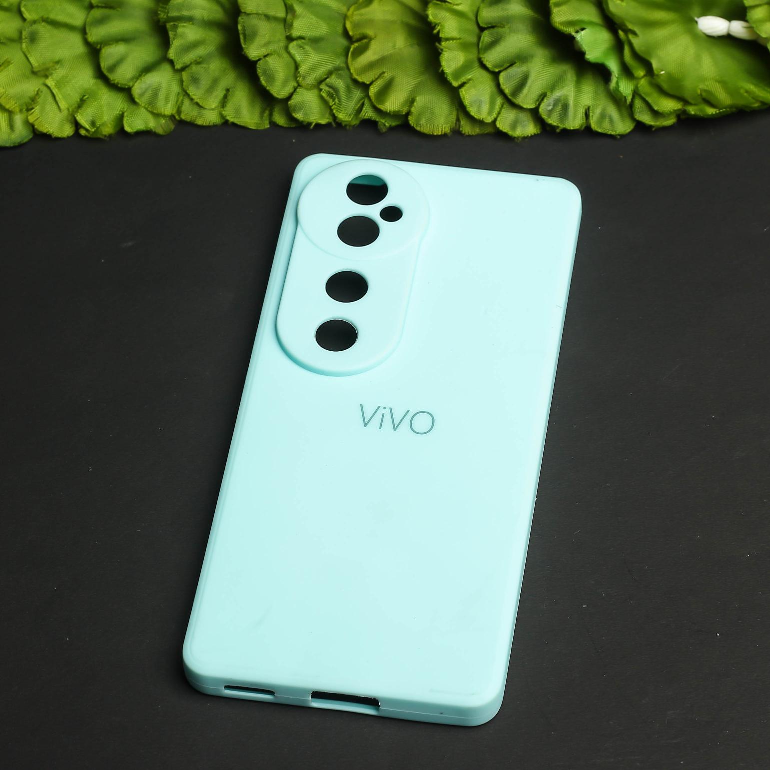 Light Blue Candy silicone Case for Vivo V40