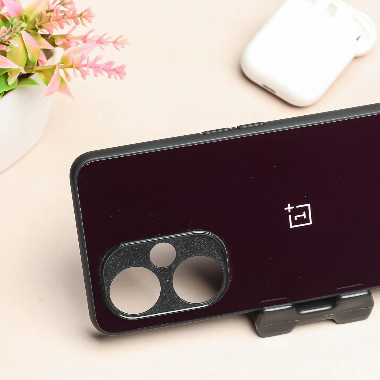 Black metal back case for OnePlus Nord CE 3 Lite