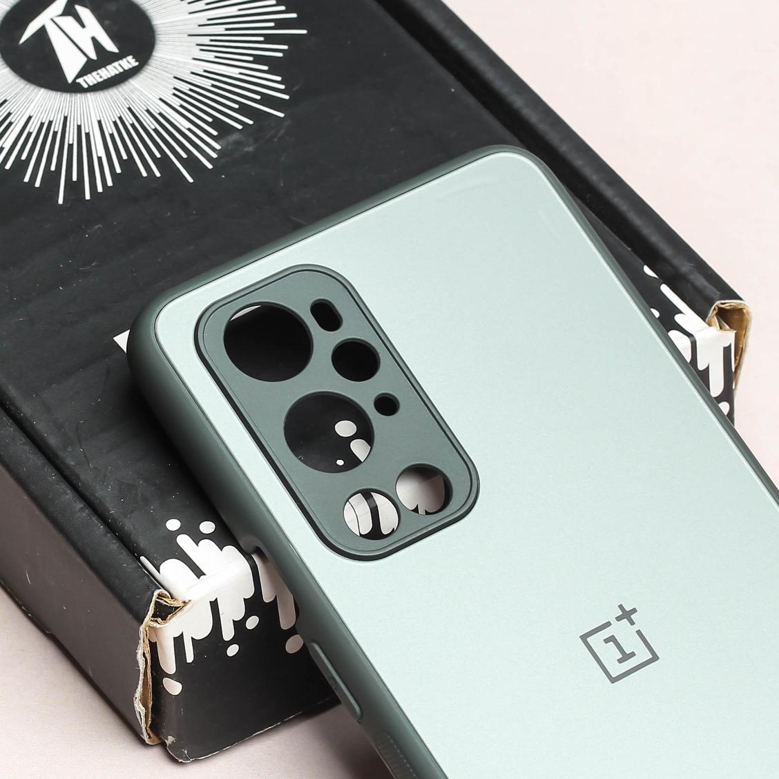 Grey Matte Fiber Silicone case for Oneplus 9rt
