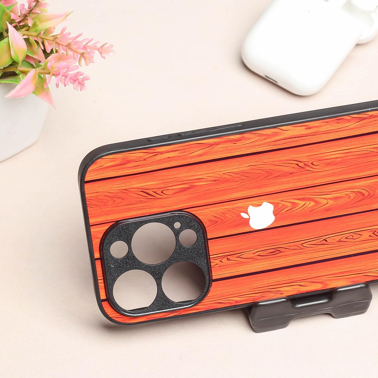 WoodCraft Touch metal back case for Apple Iphone 16 Pro Max