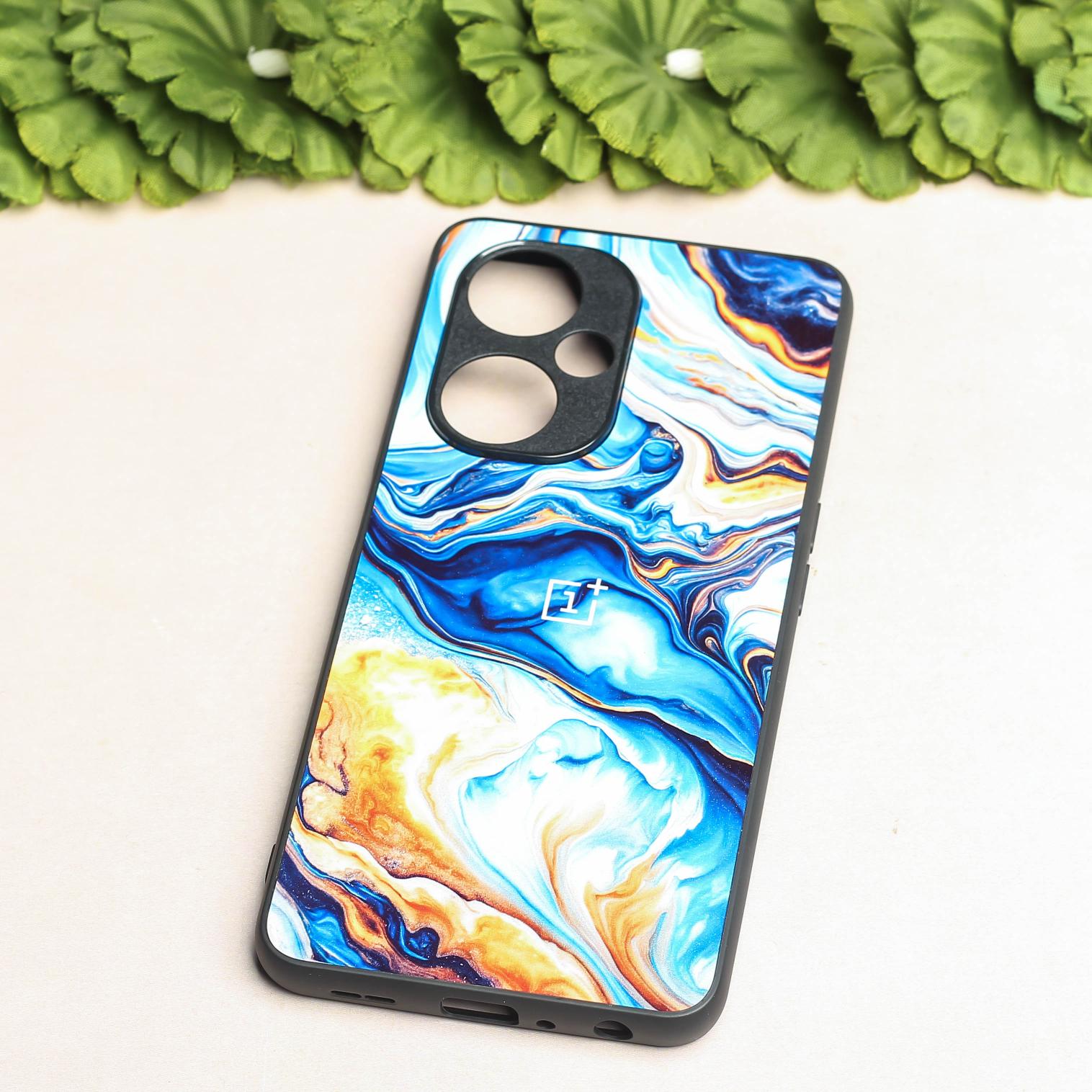 Blue Opulent metal back case for OnePlus Nord CE 3 Lite