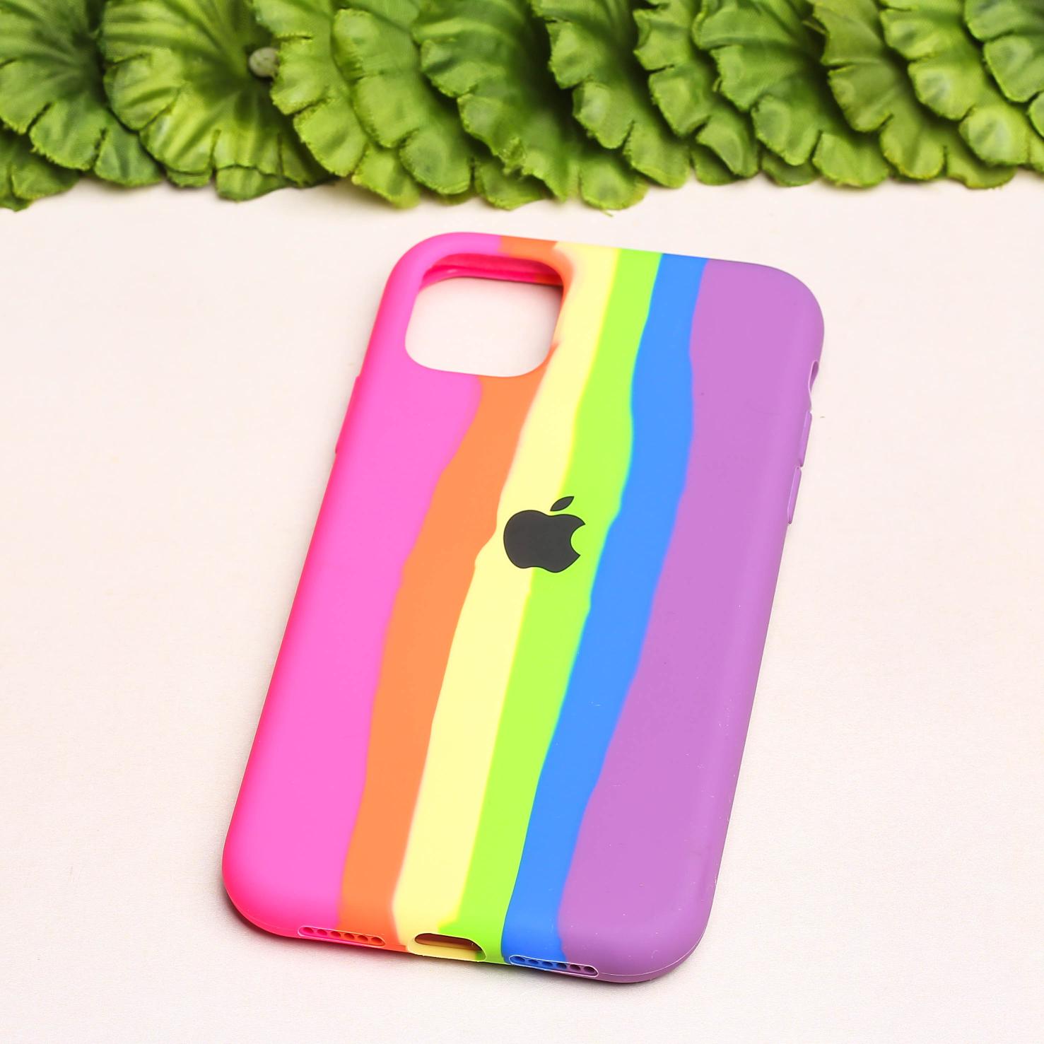 PATTERN 3 Rainbow Silicone Case for Apple iphone 12 Mini