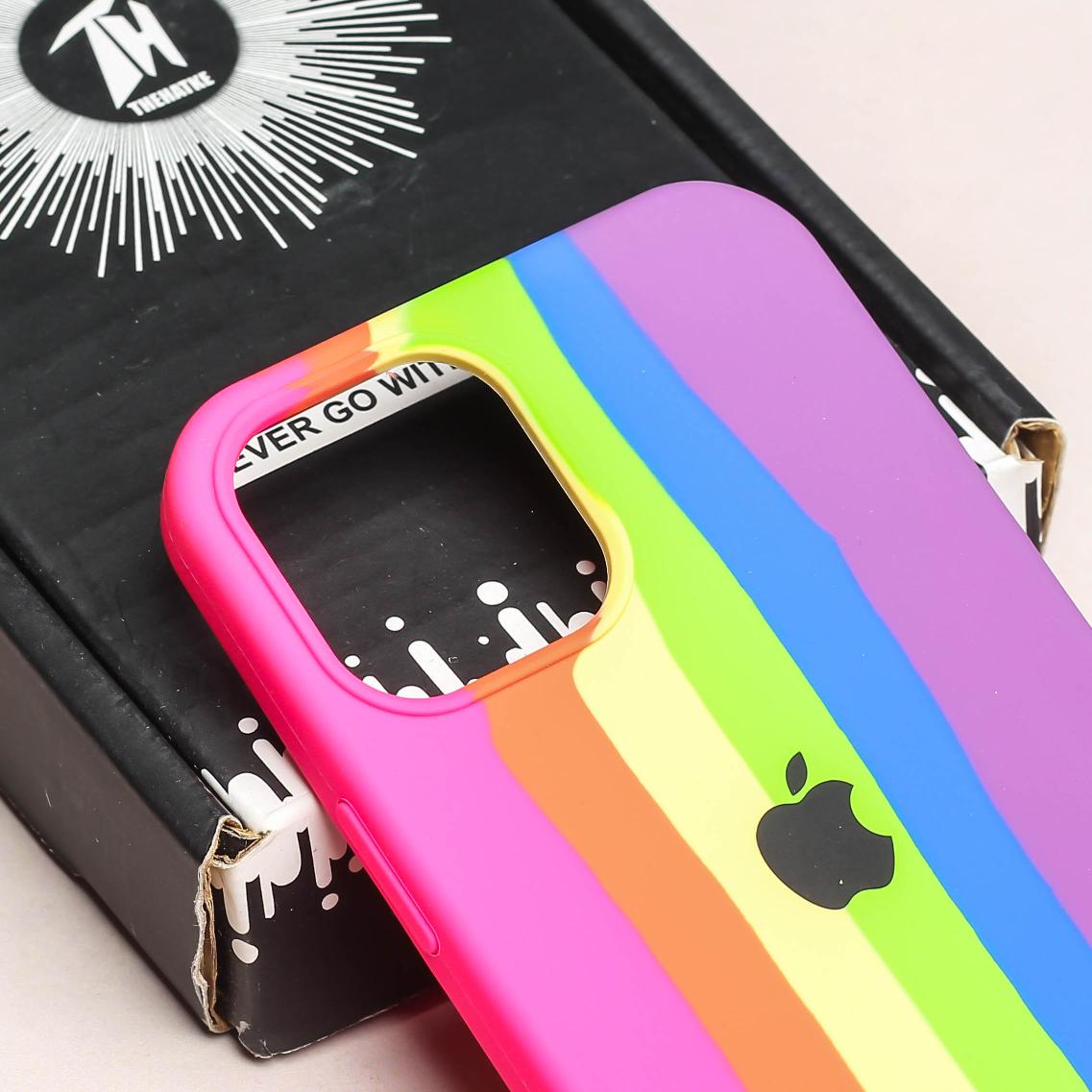 PATTERN 3 Rainbow Silicone Case for Apple iphone 11 Pro