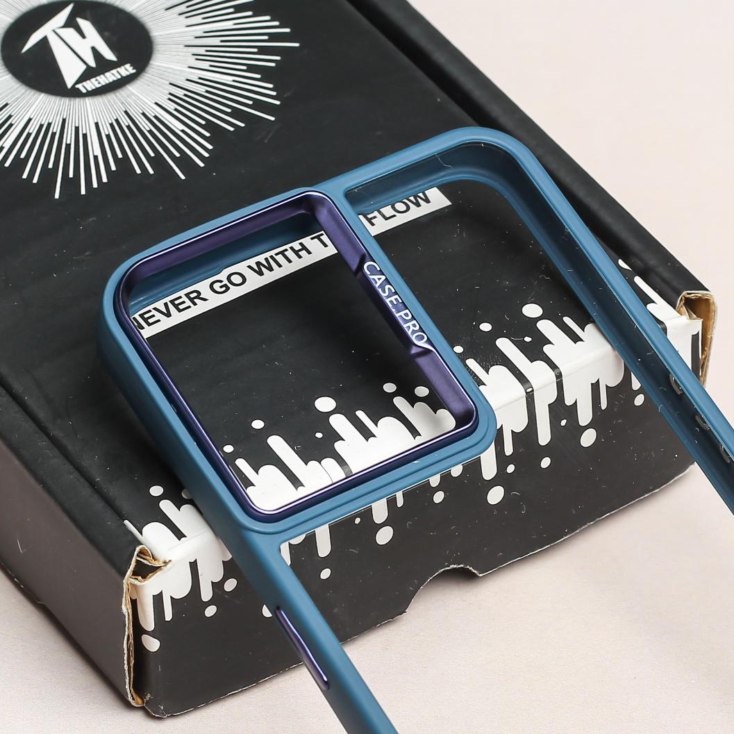 Dark Blue Lifted Transperant Case for Oneplus 10r