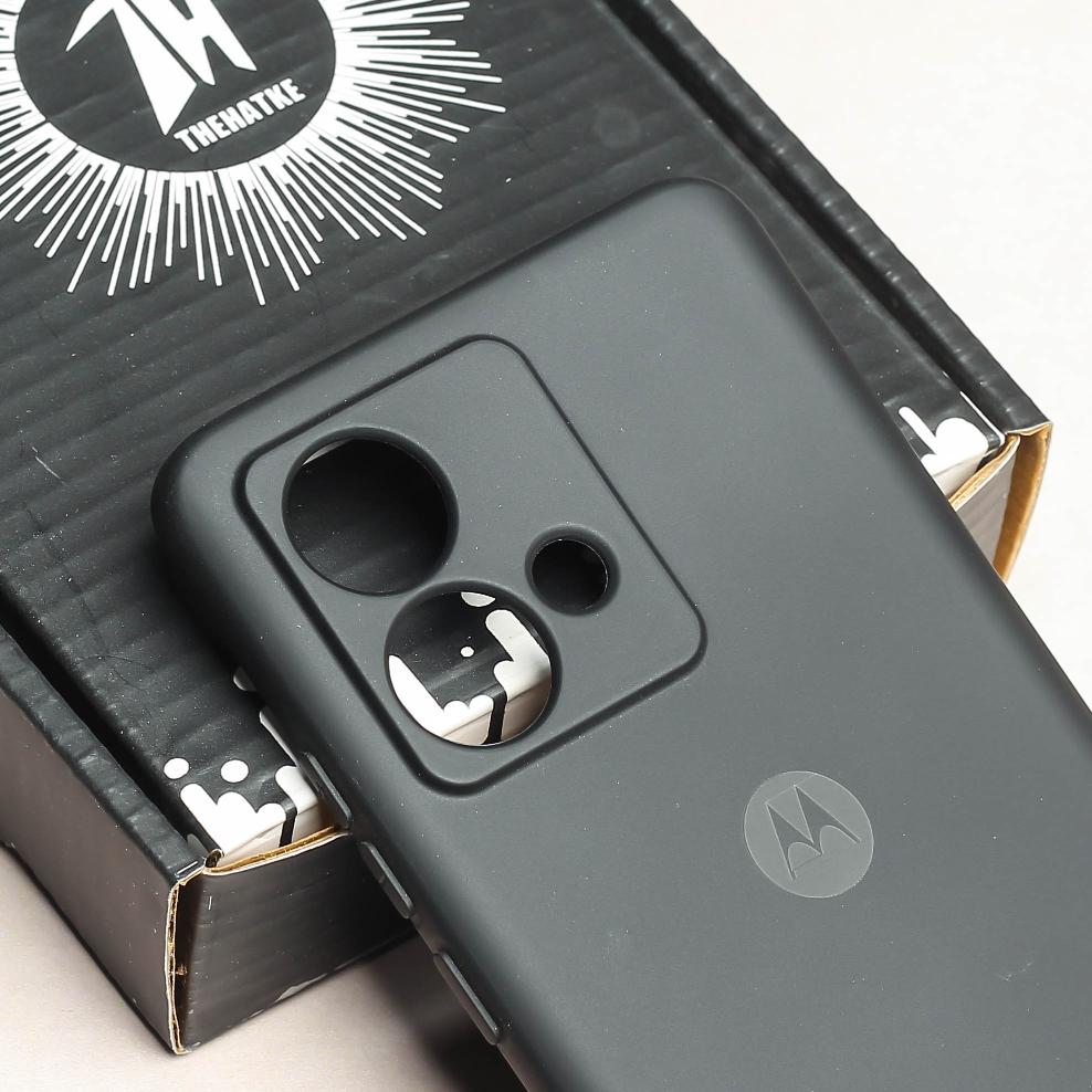 Black Camera Original Silicone case for Motorola G84