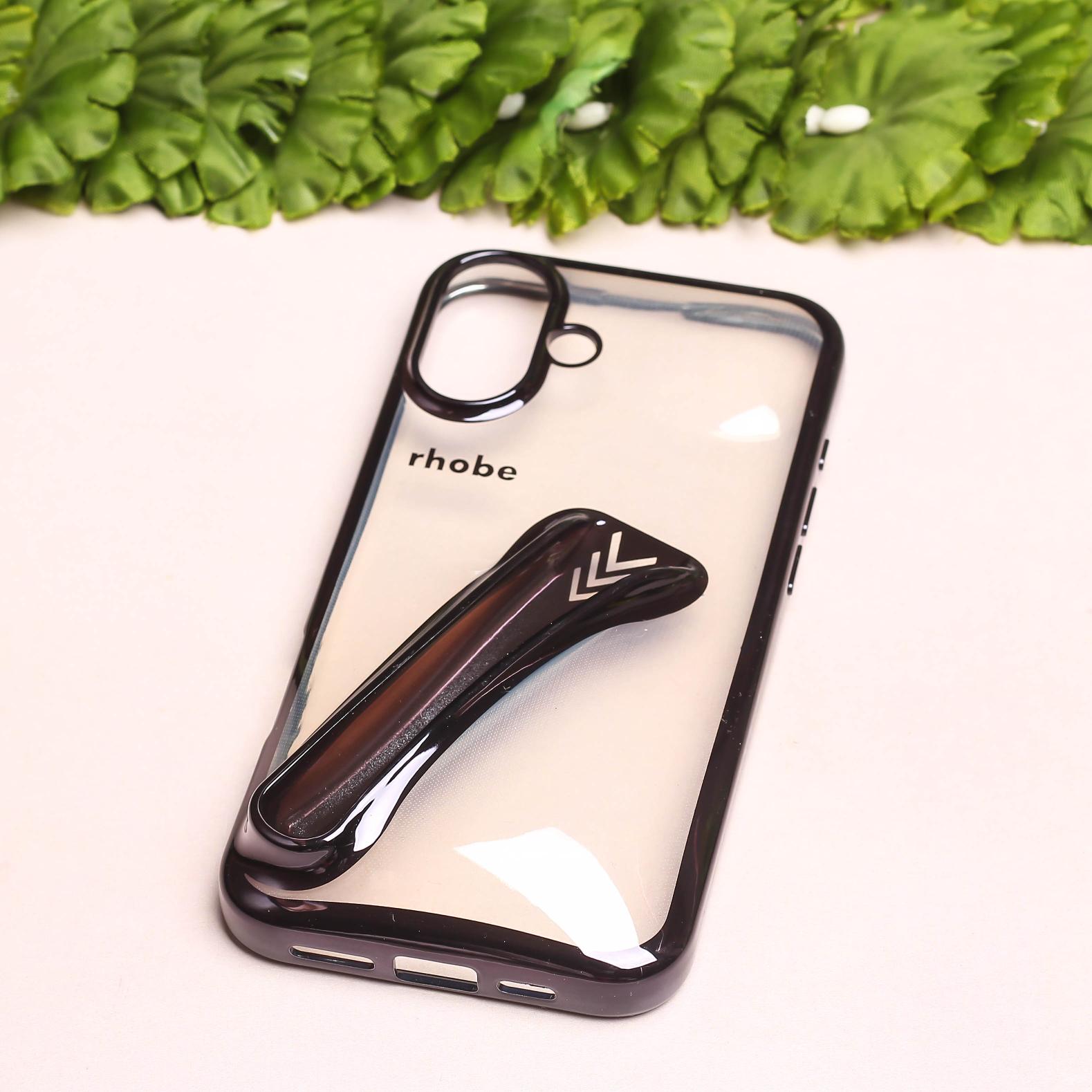 Rhobe Purple Silicone Case for Apple Iphone 16