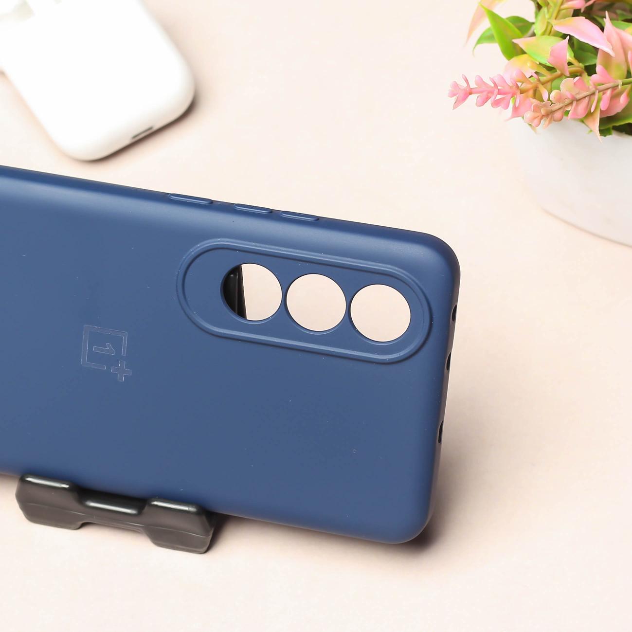 Dark Blue Camera Original Silicone case for Oneplus Nord CE 4