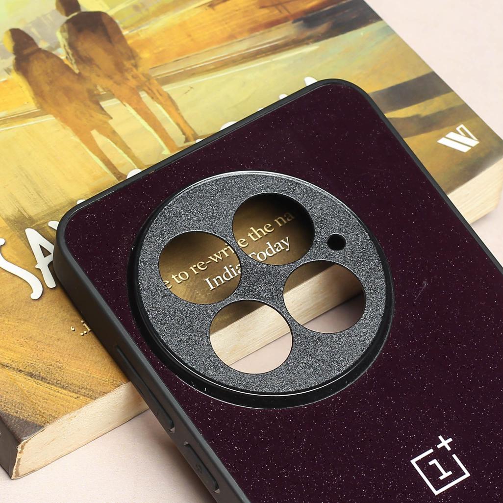 Black metal back case for OnePlus 13