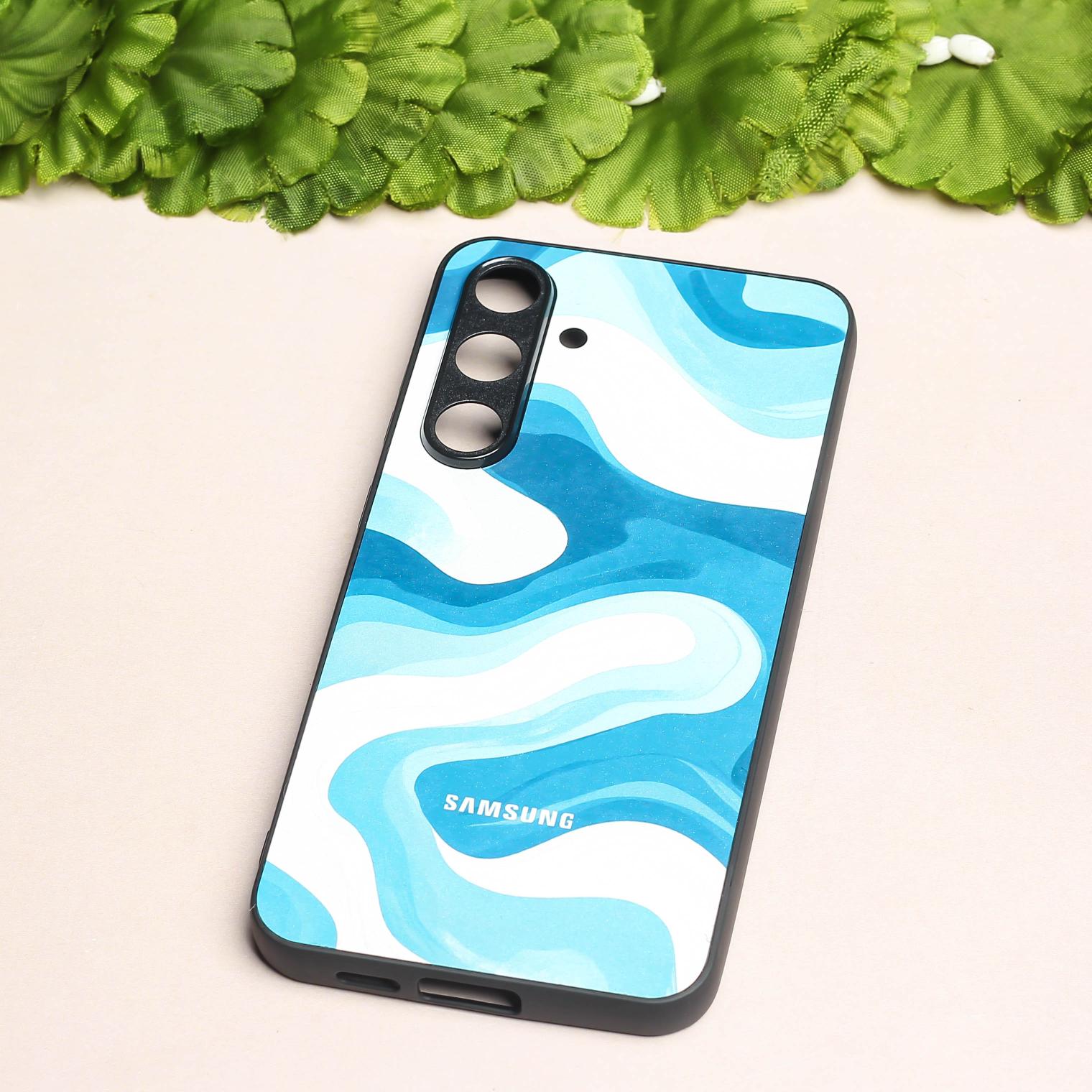 Oceanic Flow metal back case for Samsung S24 FE
