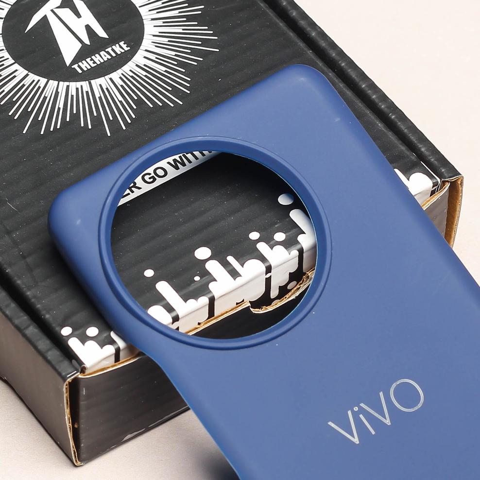 Dark Blue Silicone Case for Vivo V30E