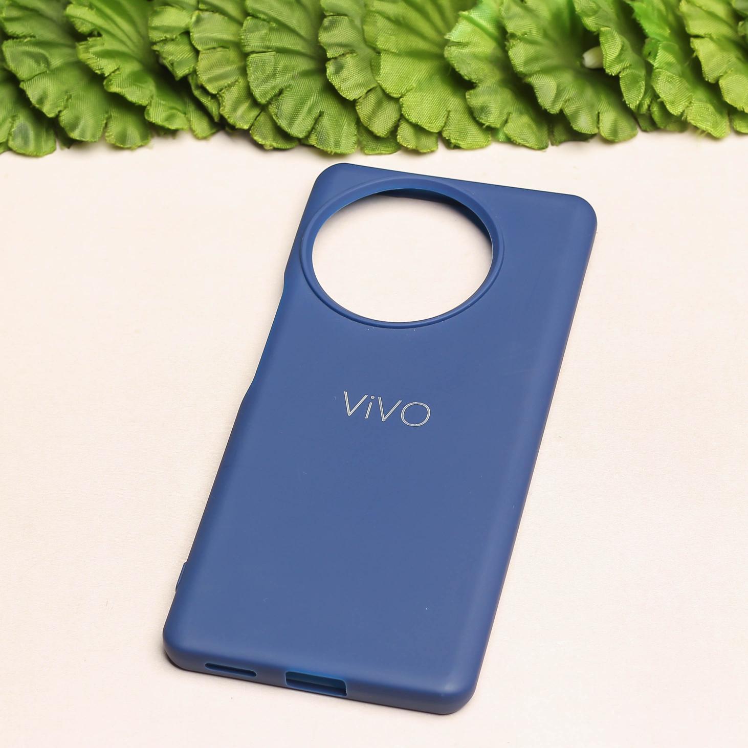 Dark Blue Silicone Case for Vivo V30E