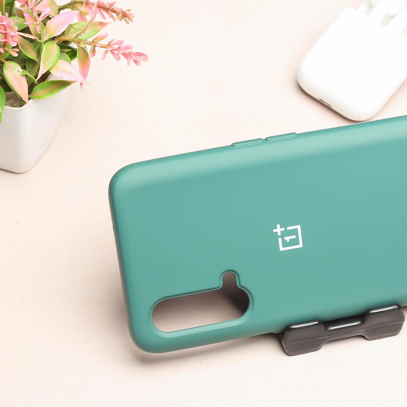 Green Original Silicone case for Oneplus Nord CE
