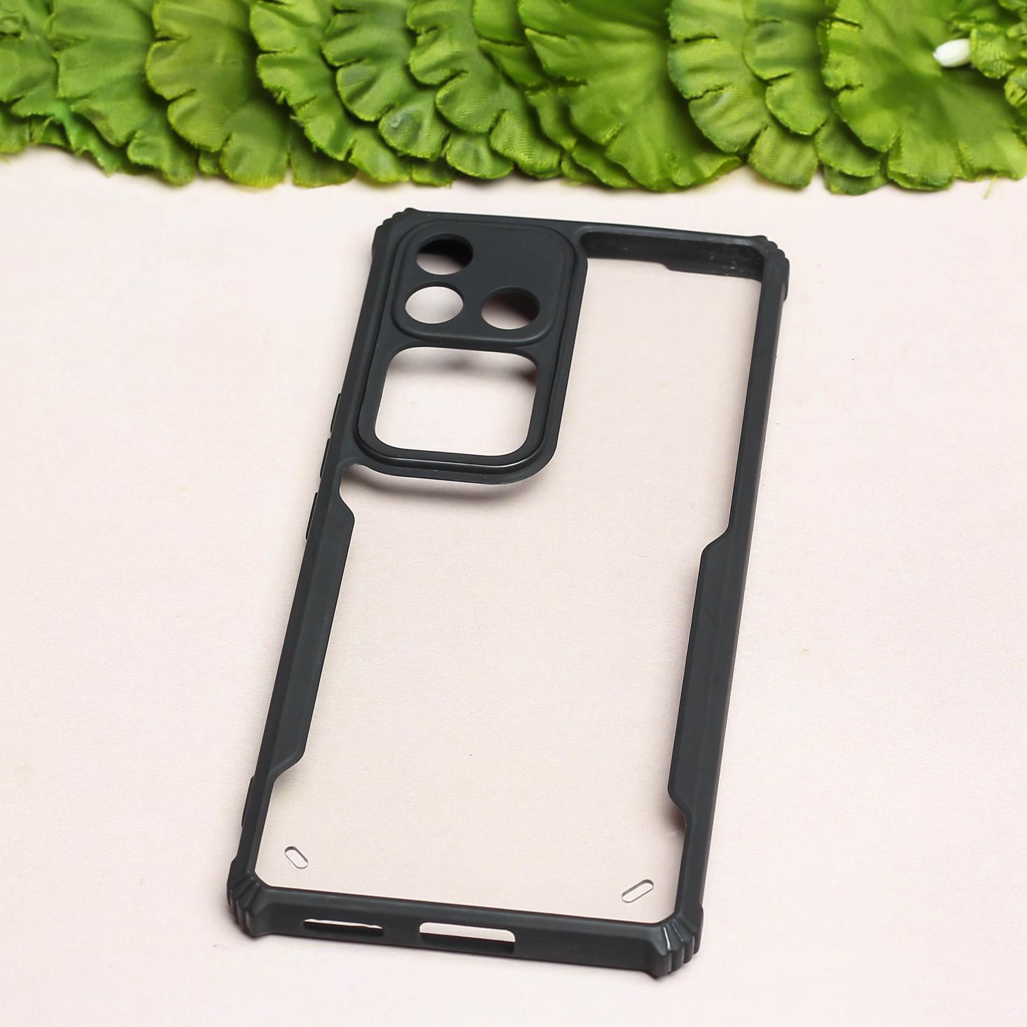 Hybrid Shockproof Transparent Silicone Case for Vivo V30