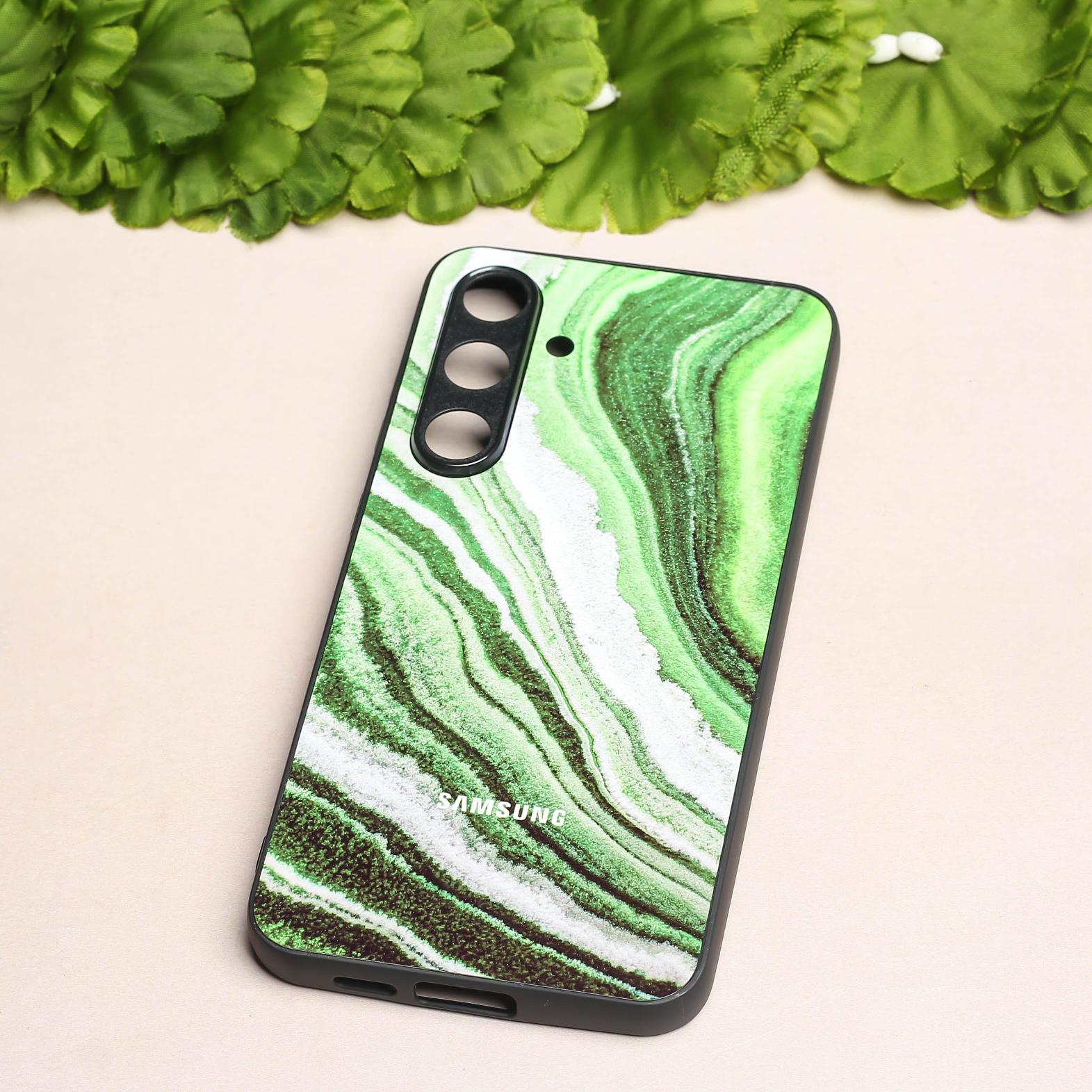 Greenstone Essence metal back case for Samung S23 FE