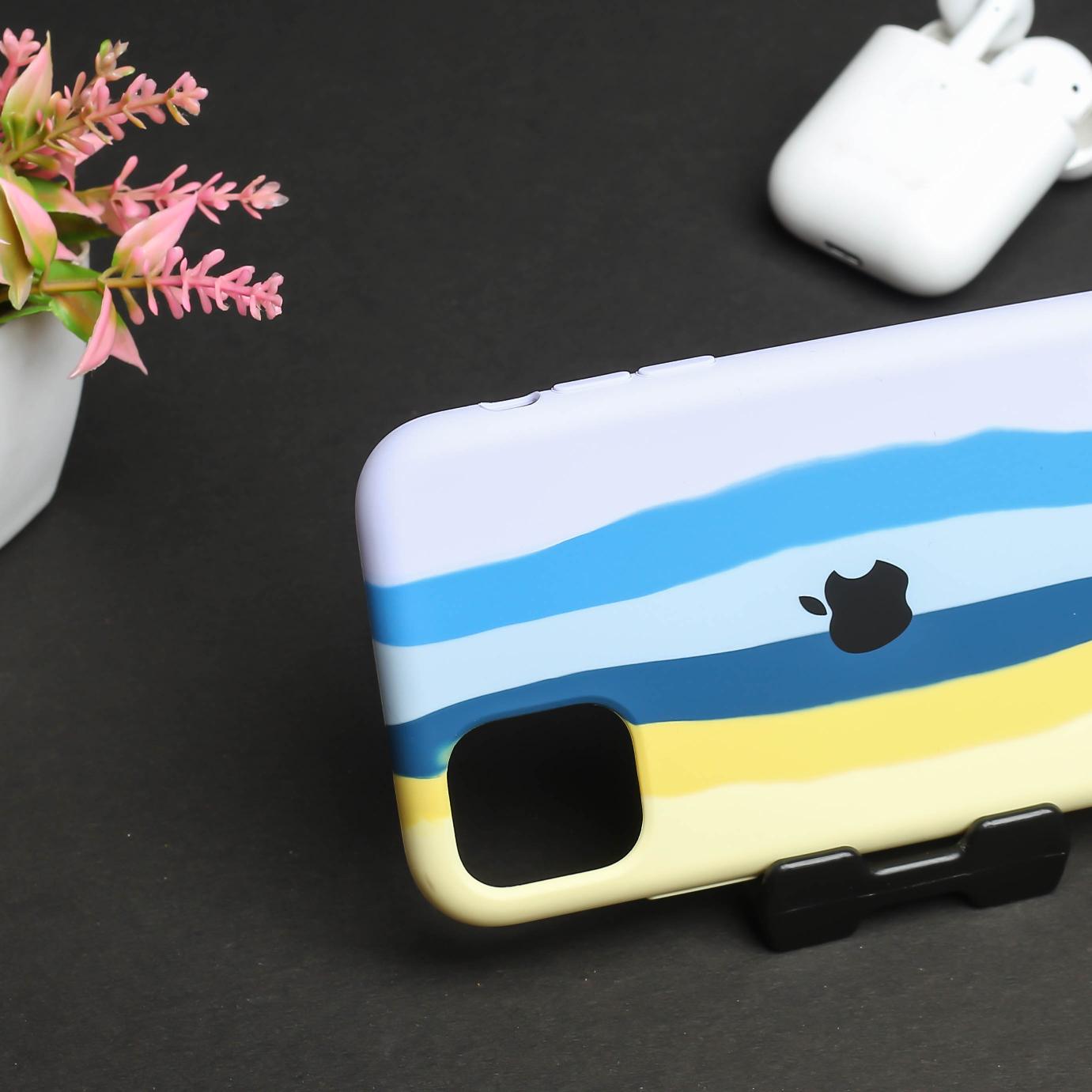 PATTERN 1 Rainbow Silicone Case for Apple iphone 12 Mini
