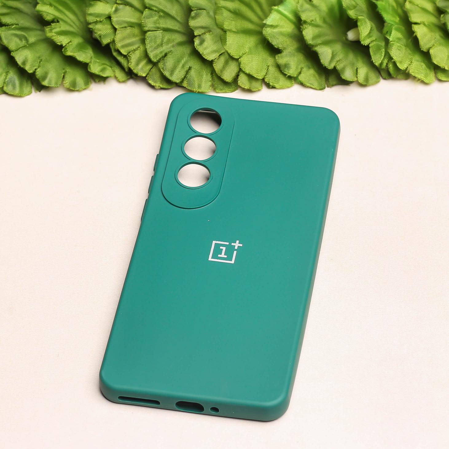 Dark Green Camera Original Silicone case for Oneplus Nord CE 4