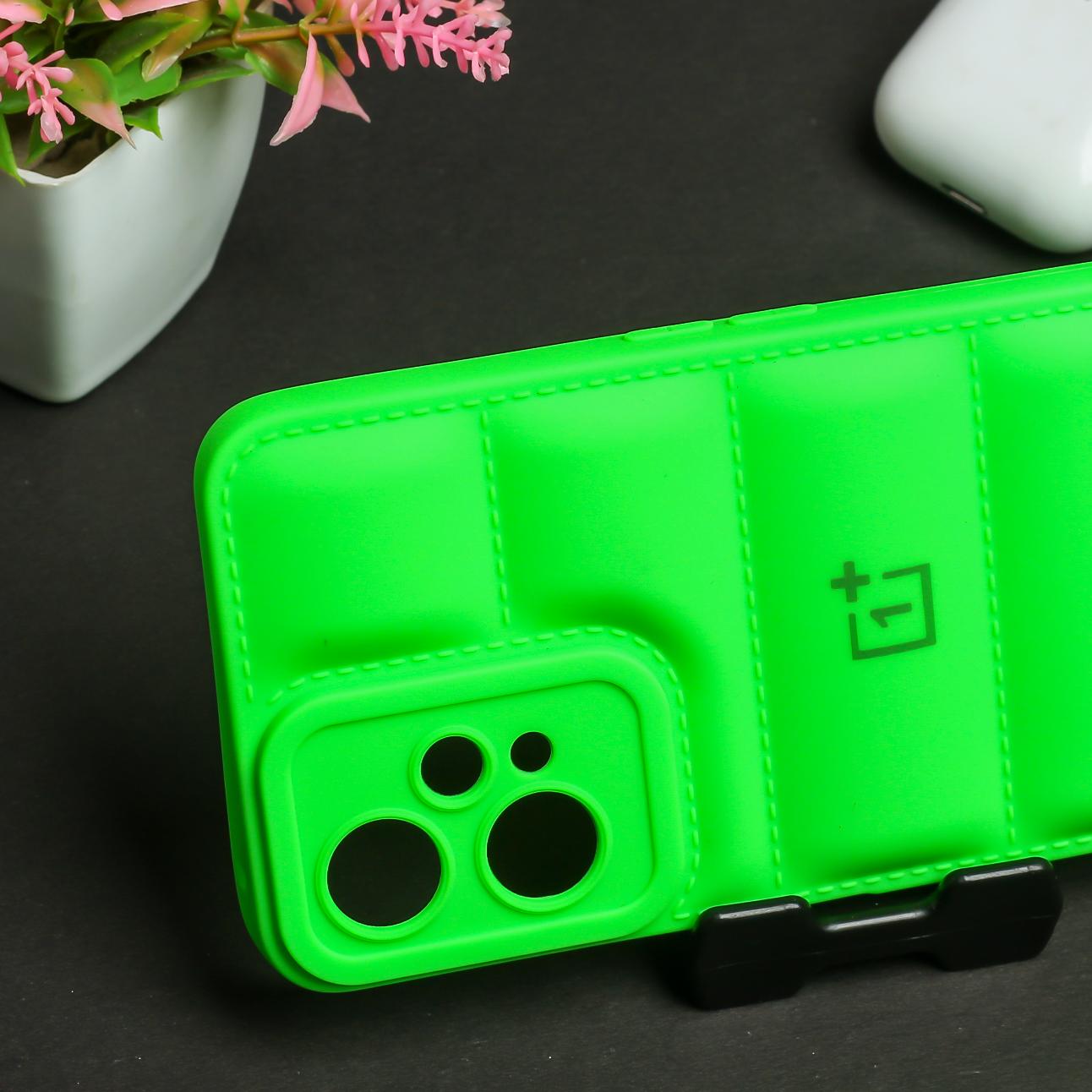 Light Green Puffon Silicone case for Oneplus Nord CE 2 Lite