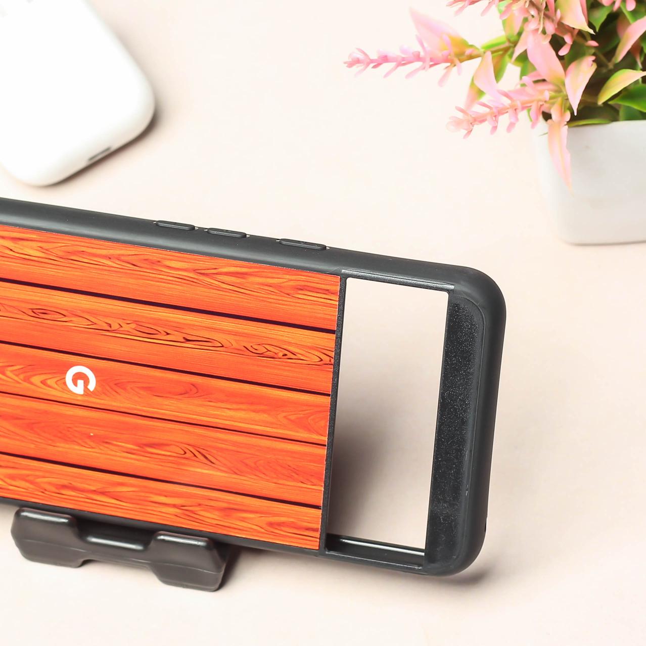 WoodCraft Touch metal back case for Google Pixel 8A