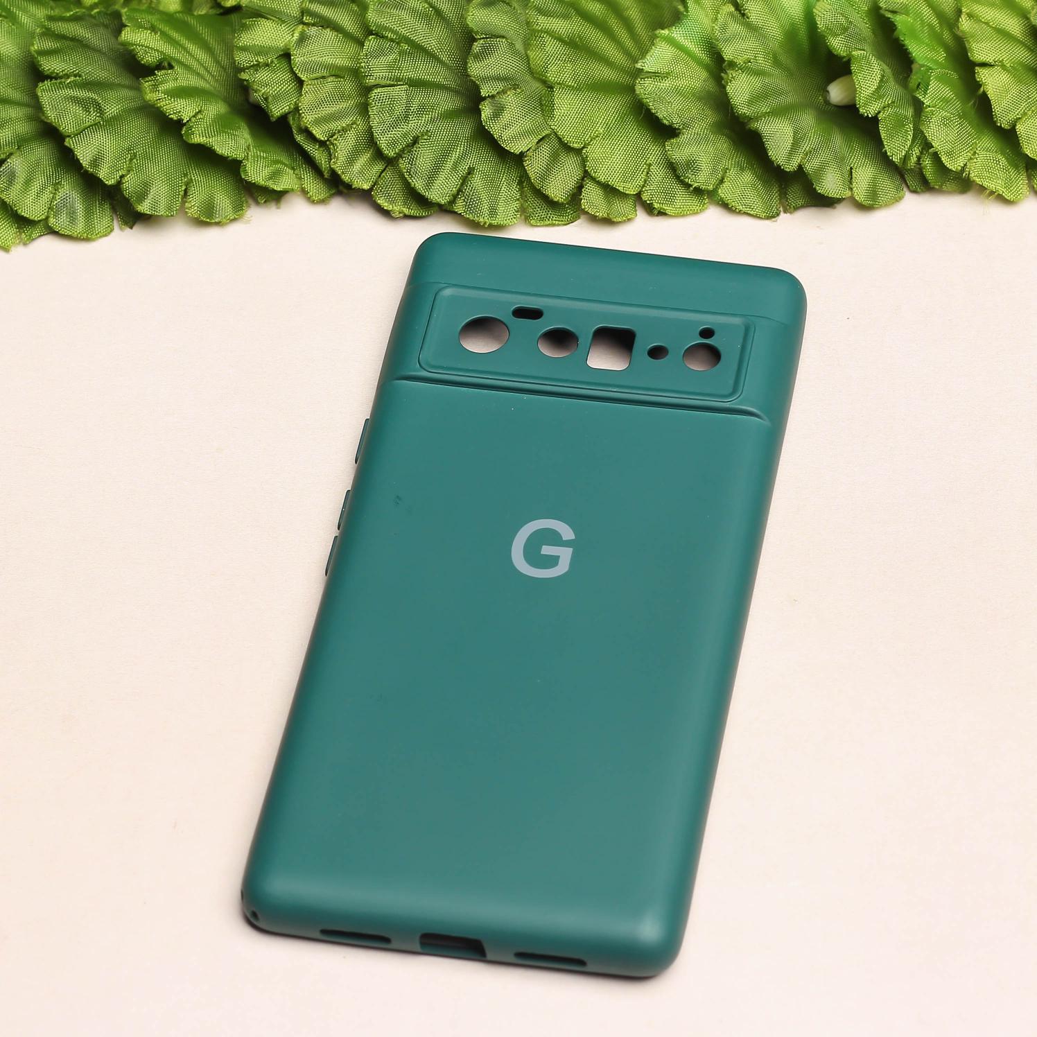 Dark Green Camera Original Silicone case for Google Pixel 6 Pro