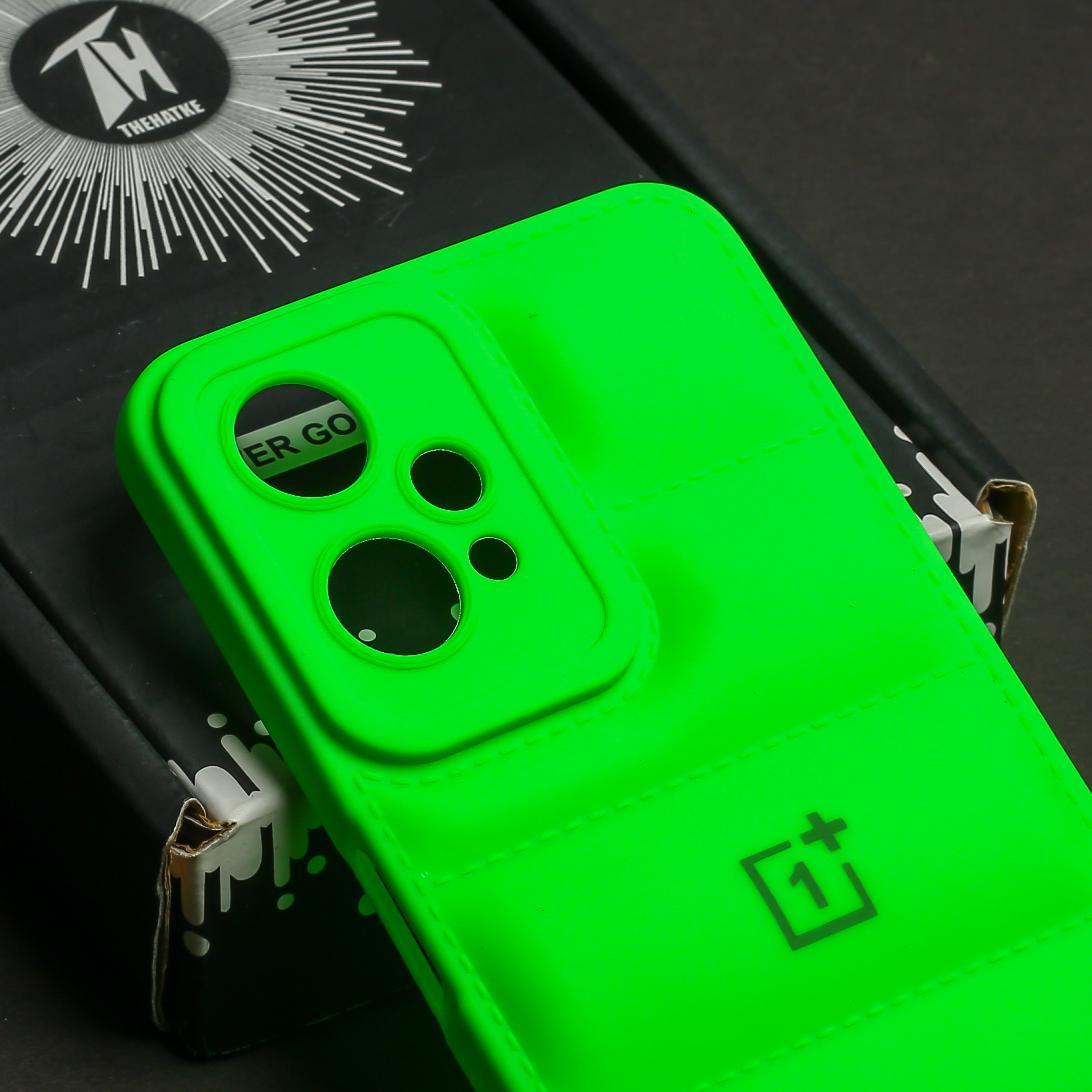 Light Green Puffon Silicone case for Oneplus Nord CE 2 Lite
