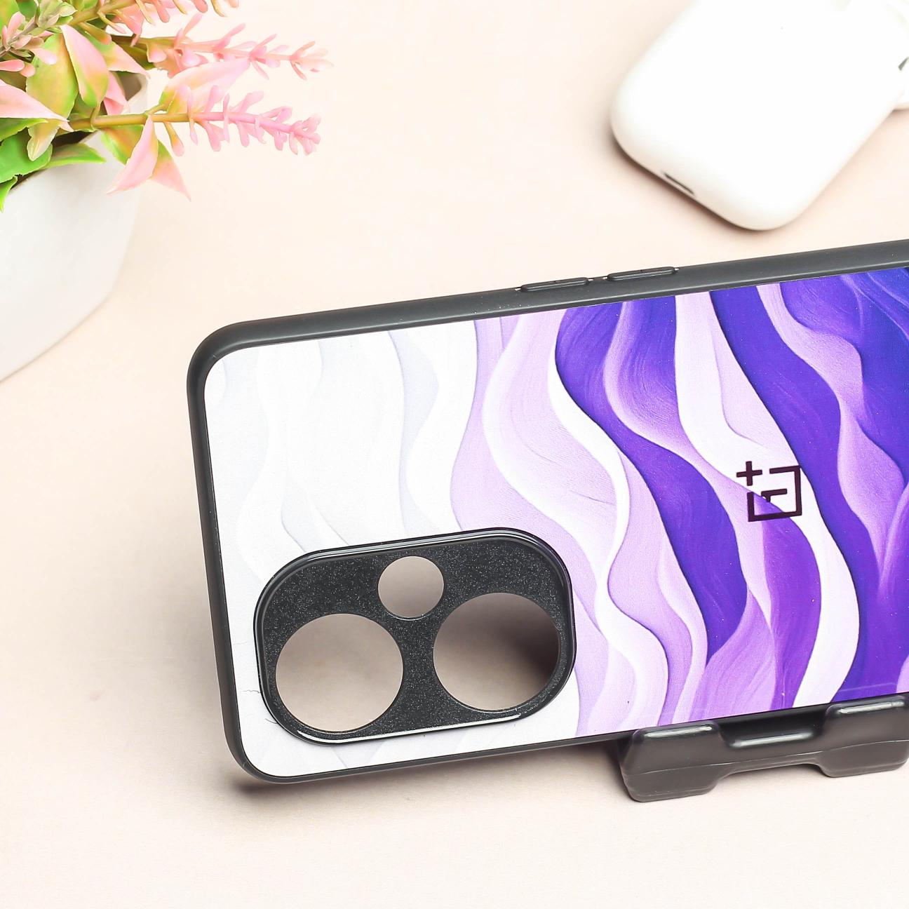 Purple Crest metal back case for OnePlus Nord CE 3 Lite