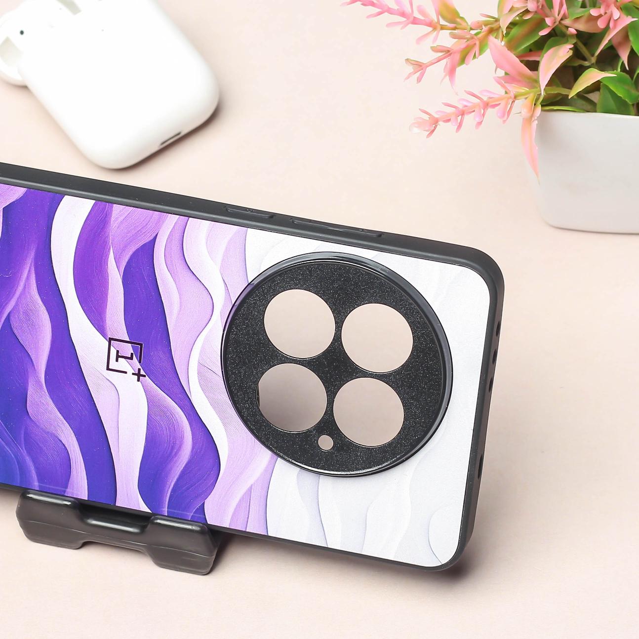 Purple Crest metal back case for OnePlus 13