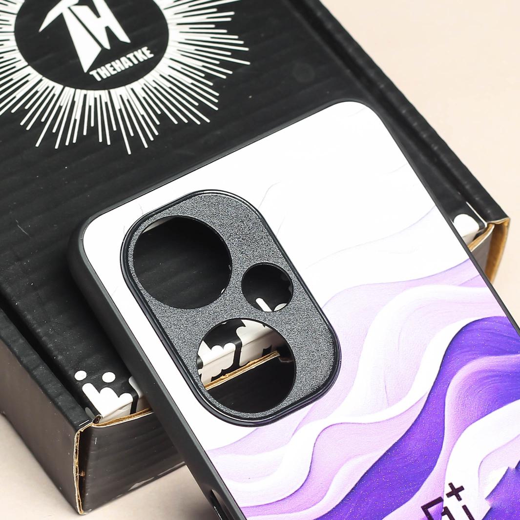 Purple Crest metal back case for OnePlus Nord CE 3 Lite