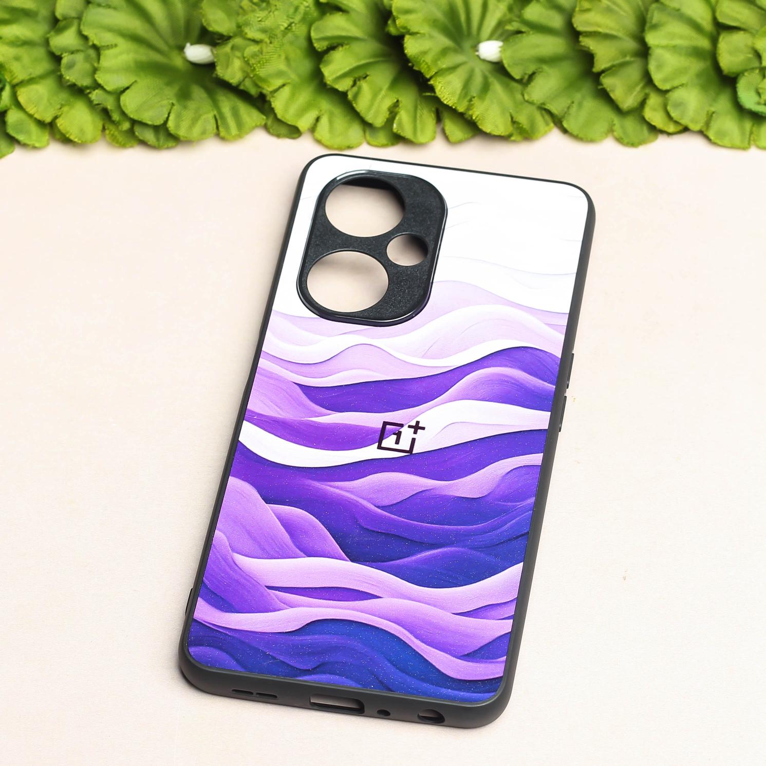 Purple Crest metal back case for OnePlus Nord CE 3 Lite