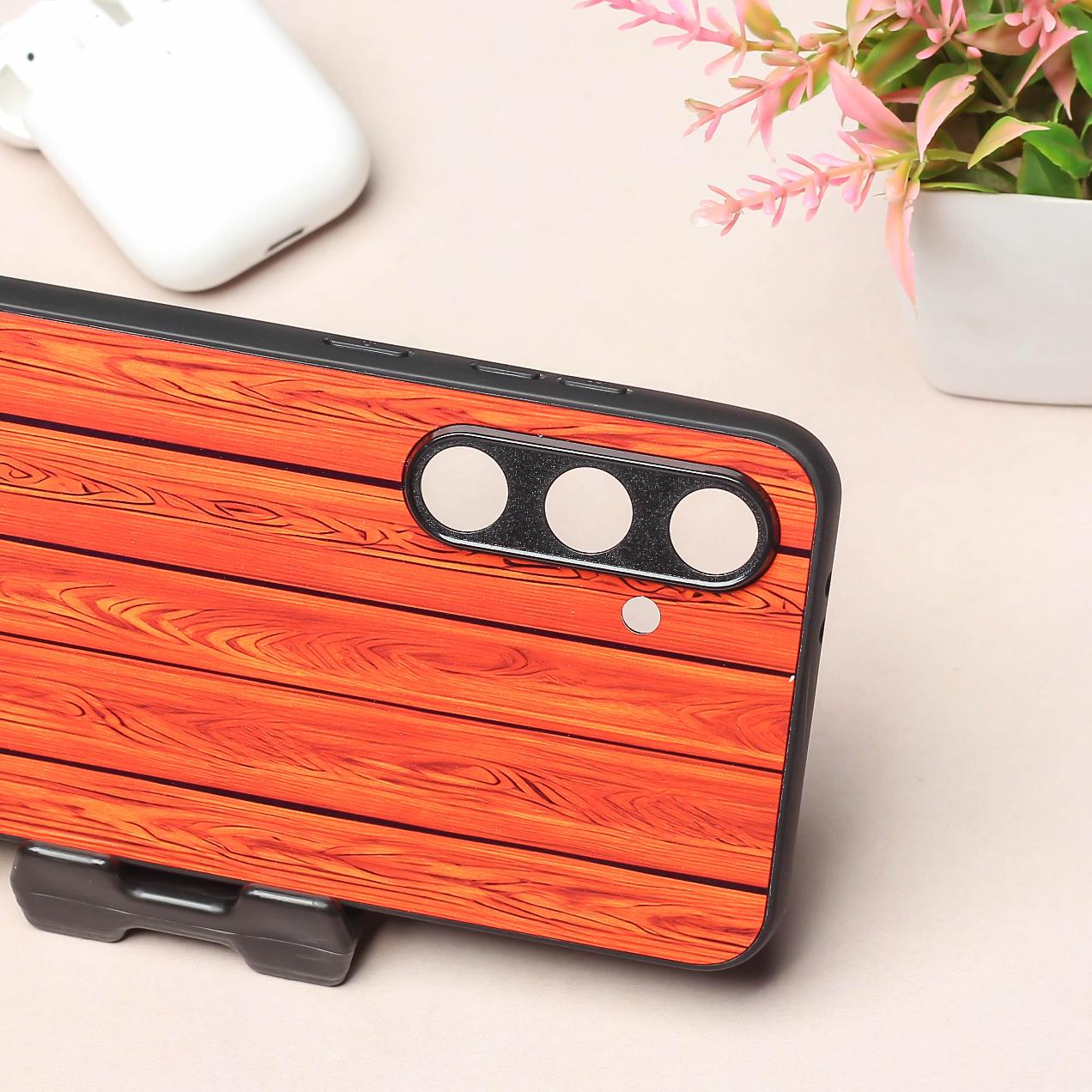 WoodCraft Touch metal back case for Samung S24 FE