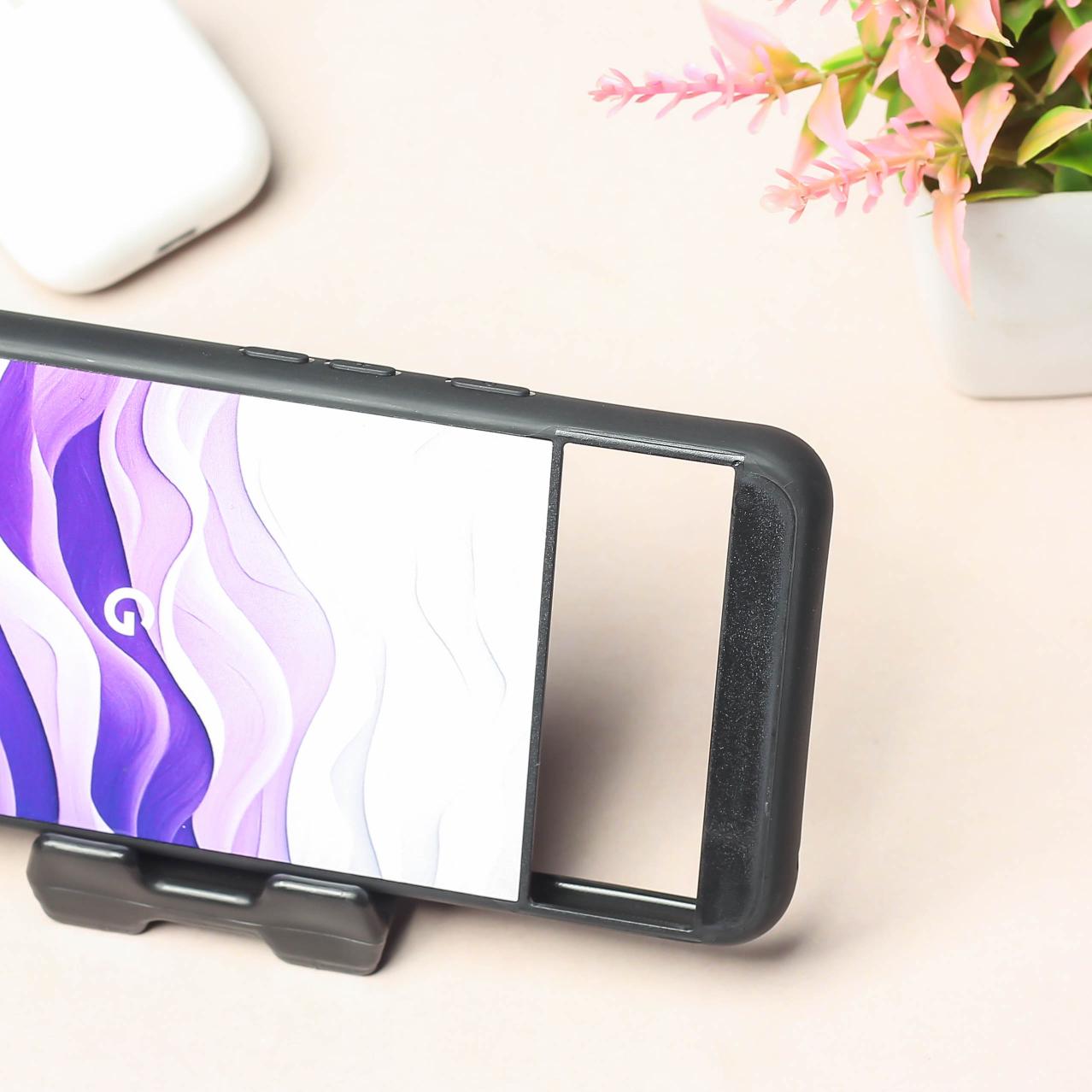 Purple Crest metal back case for Google Pixel 8A