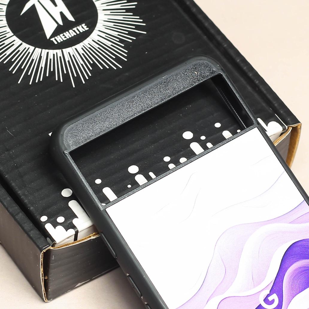 Purple Crest metal back case for Google Pixel 8A