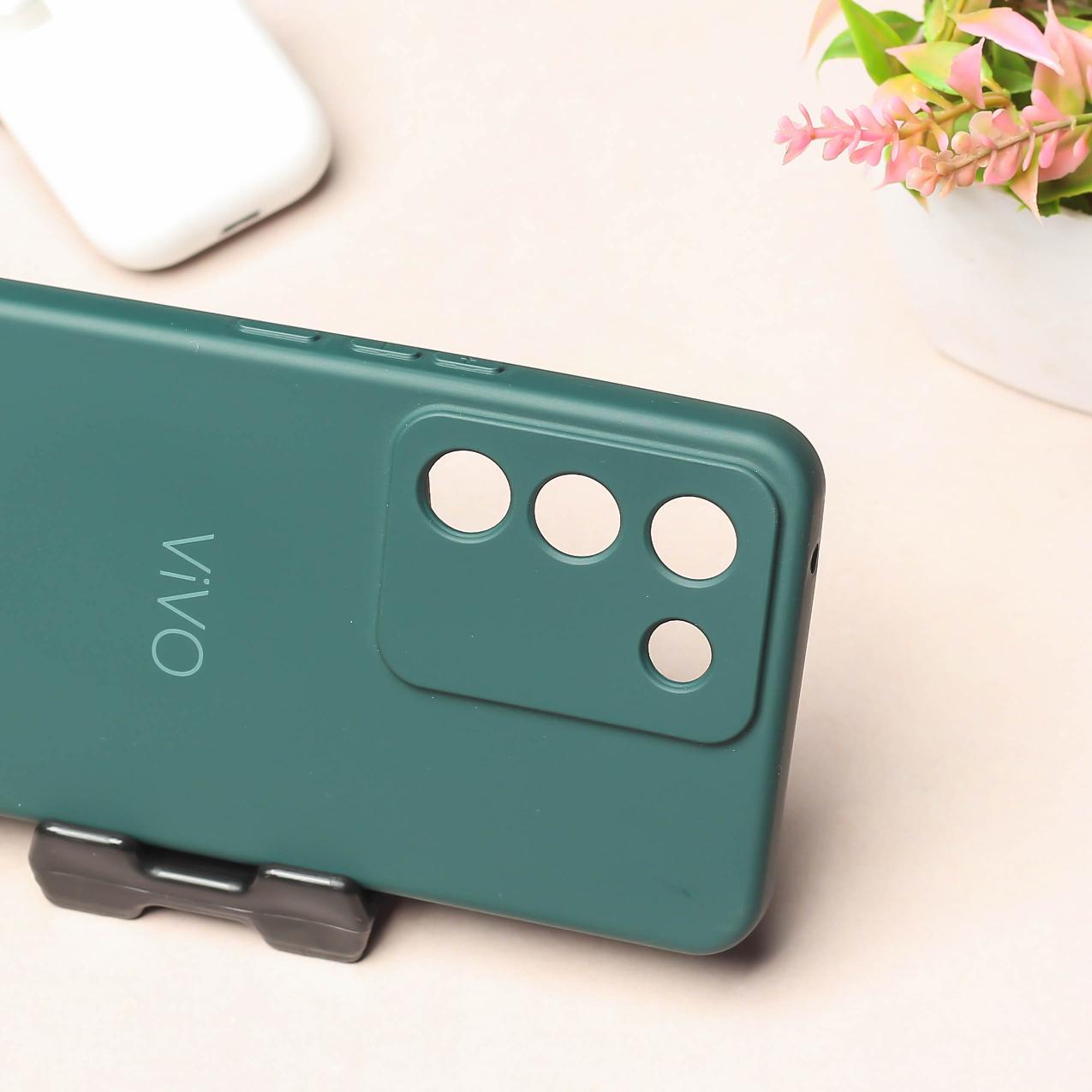 Dark Green Camera Original Silicone case for Vivo Y200