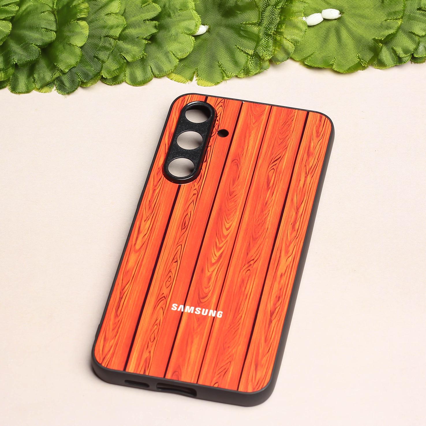 WoodCraft Touch metal back case for Samung S24 FE